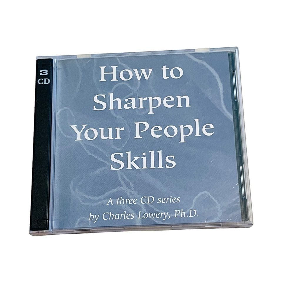 10/$25🦋 How to Sharpen Your People Skills by Charles Lowery 3-CD Audiobook